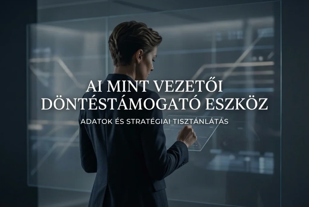 AI a cégben: döntéstámogatás vagy operatív mankó? Vezetői szemlélet az AI automatizálás valódi üzleti hasznáról.