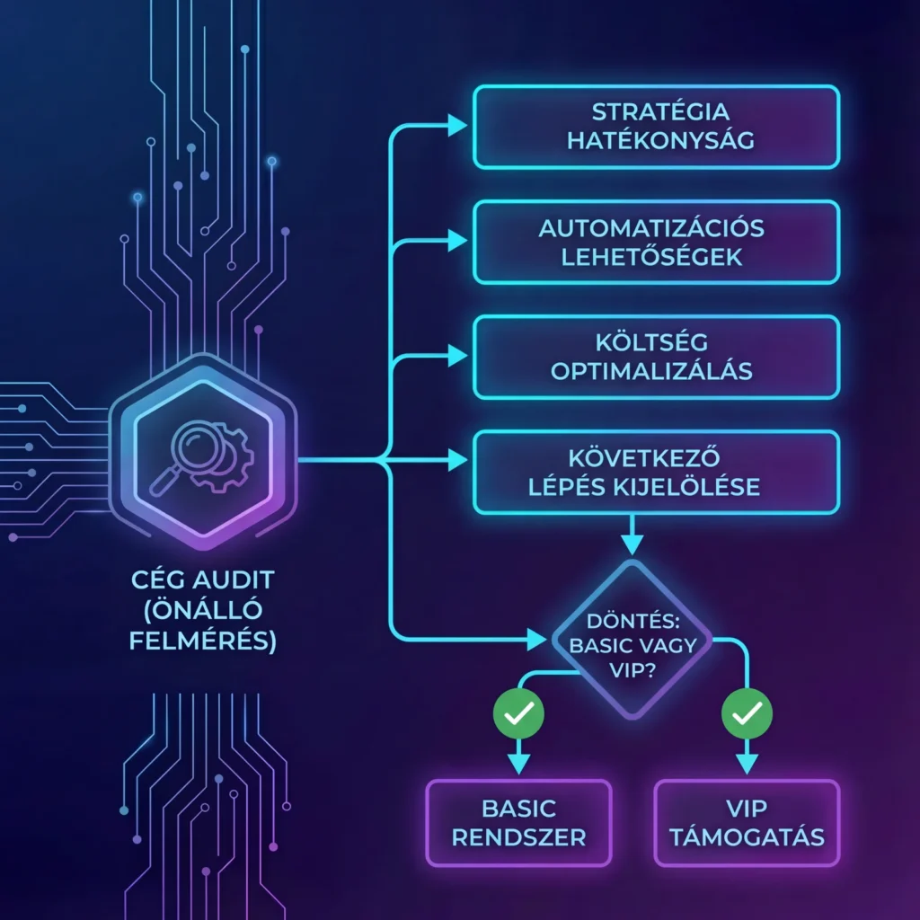 Audit, rendszerépítés, automatizálás. A NestaFlow szolgáltatások a kiszámítható vevőszerzésre és működésre épülnek.